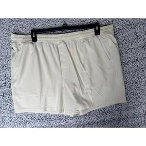 VRST ALL IN MEN'S XXL V2 SHORTS 5" INSEAM Light Sand MSRP $58 NWT QUICK DRY Flaw